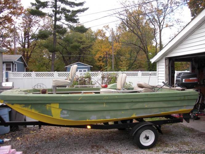 13 ft Bass Boat 40hp - Price: $1,500