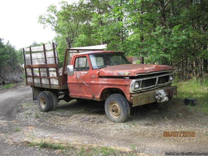 1970 ford 1 ton truck dump bed runs - Price: $2500.00