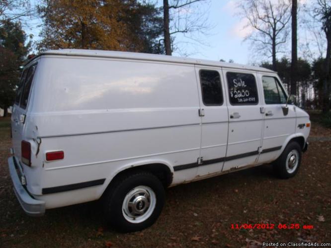 1995 Chevy G30 Cargo Van - Price: 1500.00