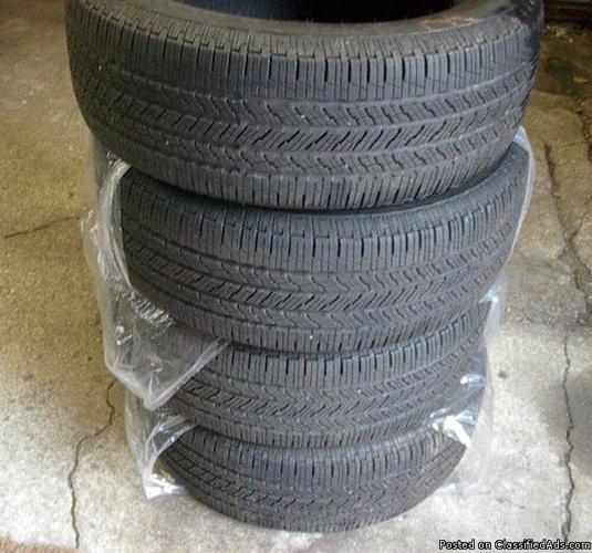 4 CONTINENTAL TOURING TIRES P235-55-R-17