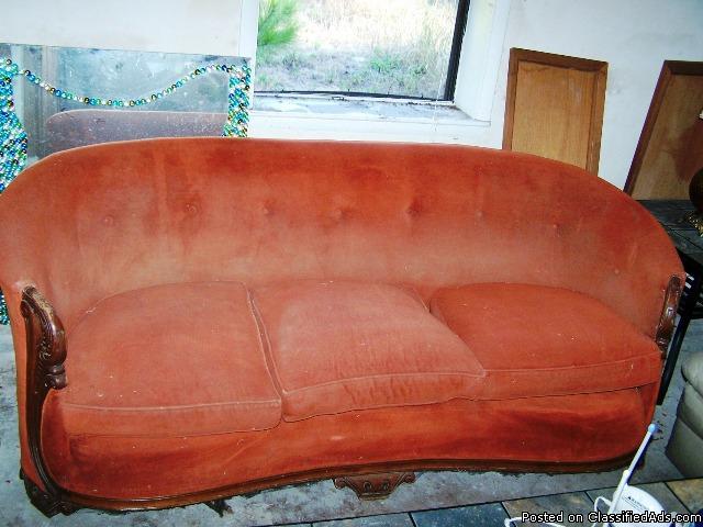 Antique Sofa & Chair Set - Price: $250.00