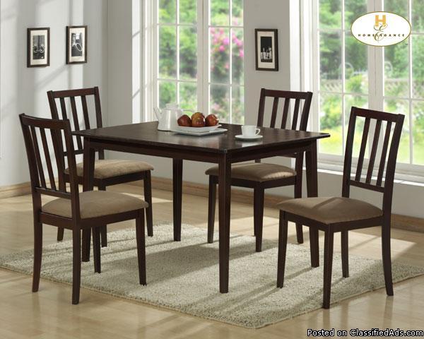 Beautiful Cherry Dining Room Set - Furniture Plus Warehouse has the Lowest Prices Guaranteed - Price: $298