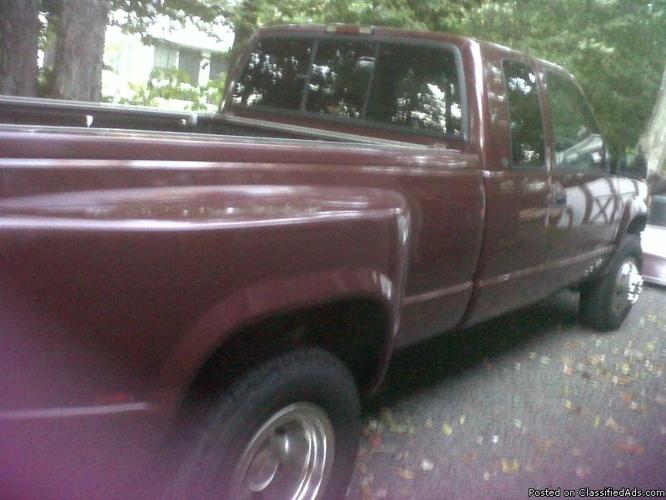 CHevrolet Dually - 39,000 original miles Burgundy with Gray int. - Price: 18,0000