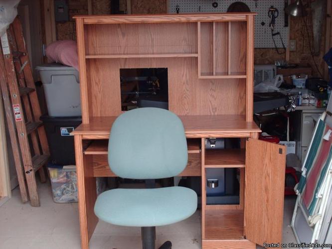 computer stand and chair - Price: 25.00