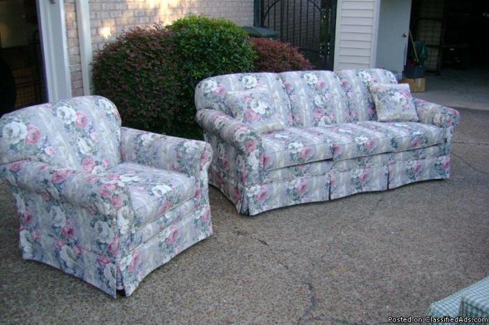 Couch & Chair - Price: $300.00