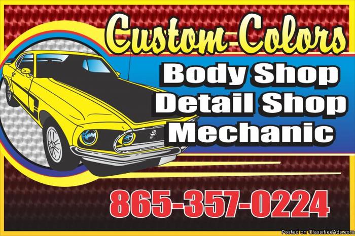 Custom Colors Auto Detailing, Body Shop and Service Center - Price: Prices Vary
