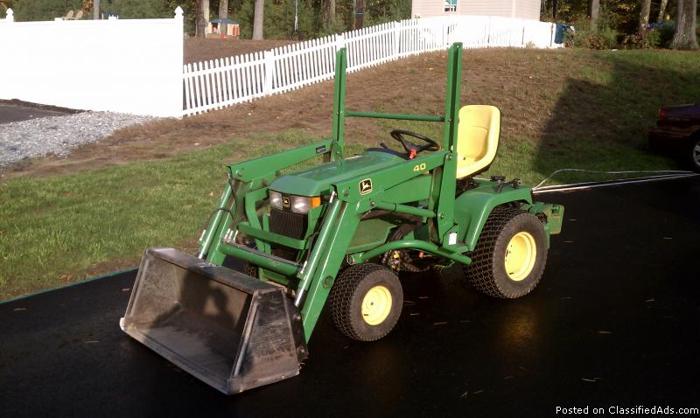 John Deere 445 Compact Utility Tractor - Price: $6,900