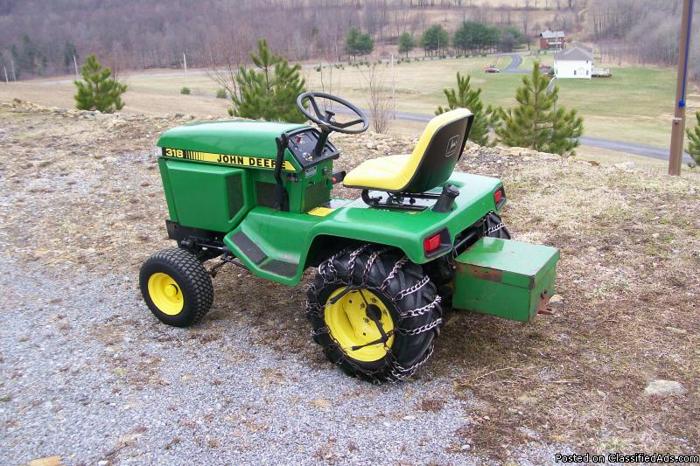 John Deere Garden Tractor - Price: $3,500