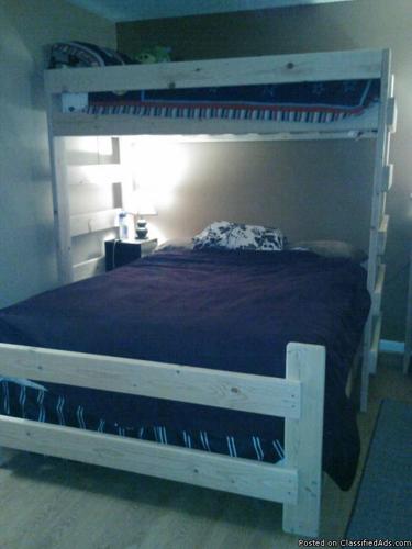 New heavy duty solid wood Bunk beds and lofts locally made - Price: 225