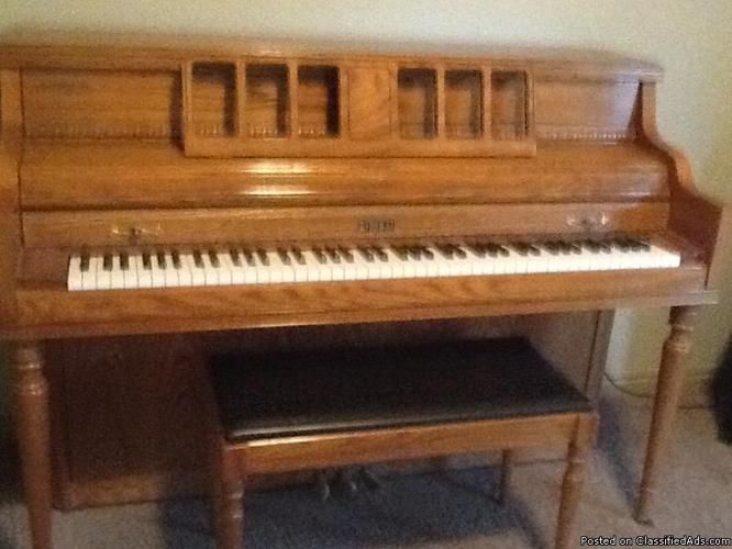 Piano, Kimball Walnut finish - Price: $525.00