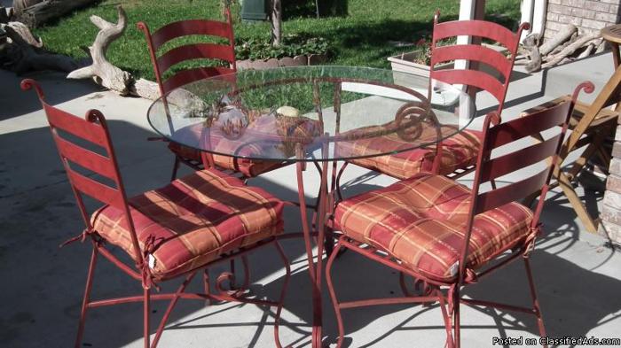 Pier 1 dining set and 3 occasional tables - Price: 300.00