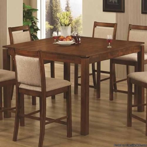 Rustic Counter Height Table and 4 Stools - Price: $449.00