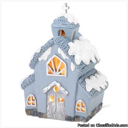 SNOWBUDDIES LIGHT-UP CHURCH - Price: $39.95