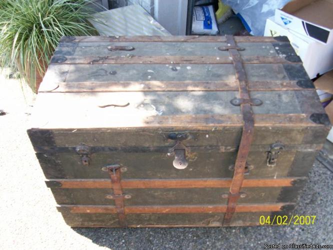Two Antique Steamer Trunks - Price: $40 each