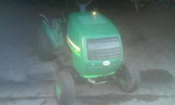 I HAVE A 14HP RIDER, IT HAS A 43" DECK, WITH A 6 SPEED SHIFT ON GO...IT IS NON RUNNING. I TOOK THIS ON A TRADE. IT IS IN GOOD SHAPE. IT DOES NEED A SEAT... I HAVE NOT DONE ANY THING WITH IT YET.... FIX OR USE FOR PARTS........CALL IF INTERESTED........