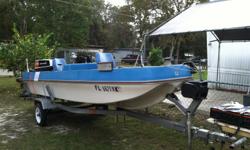 15? Terry Bass Boat, 55 hp Johnson with electric start & new battery, + trailer ~ $1350 (352) 625-9864.&nbsp; Check out this great fishin' boat at Wigglers Bait & Tackle Shop, 14999 E Hwy 40, Silver Springs, FL 34488.
&nbsp;