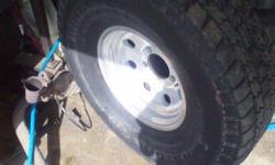 15 inch, 5 luggs, off/on road rims and tires all for $150. Serious buyers only. Call Larry