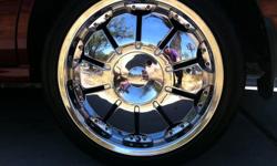 18" CHROME RIMS WITH TIRES (4)
I LOVE THESE RIMS CAUSE NO ONE HAS THEM
BUT ONE OTHER CAR IN AUSTIN HAS THESE
SAME RIMS BUT BIGGER.
THESE RIMS HAVE BEEN ON OUR LEXUS AND CAMERY.
ASKING PRICE $650. OR BEST OFFER!!!!!!!
CONTACT== V. RICO @ 512.662.2356 OR