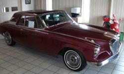 1962 Studebaker G.T. Hawk Gran Turiano hasn't seen rain in 20 years Super Sharp Classic Street Rod This super sharp classic street rod car has 289 CID motor with only 57k, garage kept less than 500 miles since 1998 completely restored all original Runs