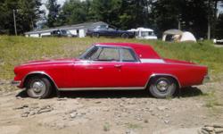 For Sale- 1963 Studebaker. 289cu in with 4sp transmission on floor. Low milage. 61,500 original miles. All originalexcept for &nbsp;new paint 5 yrs ago,&nbsp;numbers match. Sportsters hubcaps. Licensed and insured ready to test drive if want to. More