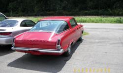 1965 Barricuda 2 dr HT Red very nice orignal car, 8 cylinder/automatic on the console..driver it away..