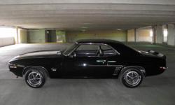 My price is $2900.
Year: 1969
Make: Chevrolet
Model: Camaro
Trim: RS/SS396
Mileage: 82200
Engine Size: 396 V-8 @ 350hp
Transmission: 4-speed
Exterior Color: Tuxedo black w/ white stripes
1969 Chevrolet Camaro RS/SS, 396/350hp Mark IV big block V-8,