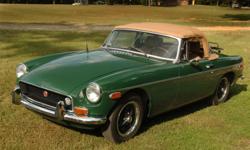 Nice older restoration on a classic Chrome Bumper&nbsp;British Racing Green MGB.&nbsp; Car has low mileage on a completely rebuilt stock engine.&nbsp; No expense was spared in restoring this beauty.&nbsp; Folks say WOW when they see the car. The MG has