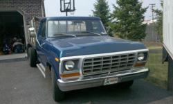 1973 F350 with 1978 Body. 390 v8 w/4 speed manual. Truck is in wonderful shape and runs great. Motor was rebuilt approx 25,0000 miles ago . This would make an excellent farm truck or local work truck. MPG isn't the best as may know. Inspected til July