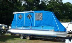 1978 Aloha 24 ft Party Barge with 50 hp Johnson SPL with full enclosure. Short term Layaway available with no credit check. Most boats we require $500.00 down.We will go up to 3 months in the spring/summer and up to 6 months in the fall/winter. We also