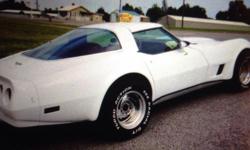 1981 Chevy Corvette White with Red Interior New 383 Motor W/Aluminum Heads. , All New Parts
New Distributor and Exhaust $8,000.00 or Best Offer Serious Inquiry's Only call 270-825-0976 before 5 pm or 270-871-6877 after or Text us online at Branon