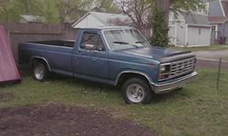 I have a 1984 ford truck,I need to sale, its just in my way.it has an 351w,good wheels, headers, 4 speed,if u like the sound of headers?you will love the sound of this truck.runs good, it needs a few things.floor shifter broke at the houseing, need both