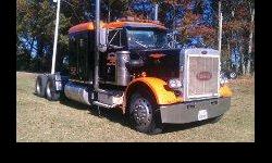 1985 Peterbilt 359 BRAND NEW CRATE MOTOR only 30k miles full transferable warrenty paid 25k for motor alone had hardwood floors in bunk all new airlines and hoses new radiator, Corvette dash with crome &nbsp;no cracks truck is working now and ready to go