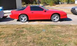 1988 IROC Camaro $3500.00
5 Speed Transmission
T-TOP
-Needs Motor-
Perfect Inside & Perfect Outside
Comes with Transmission (no motor)
Great for Strip -or- Street
Phone (812) 333-4867
(leave message I will call back)
Please mention what you are calling