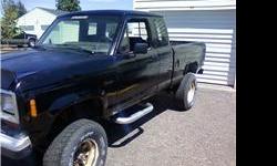 1988 Ford Ranger with a 6 inch lift!! Runs and drives great recently made a trip to and from the Upper Penensula!! Needs front drive shaft, and axel, and has no rear brakes has 180,000 miles!! Manual Transmission, V6 2.9L Engine, 32 inch tires.. I am only