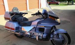 One owner , low millage beautiful Honda Goldwing for sale. 17,300 miles. Reverse gurage kelp for its entire life. Air suspension. Cruise control. Blue