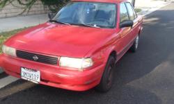 1994 Nissan Sentra 4cyc 4 doors Automatic, AC PW CD clean title, has 180K miles, runs and drive good, asking $1375 call 909-510-0051