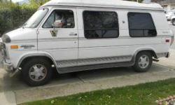 1995 SUBURBAN VAN WITH LESS THEN 50,000 ORIGINAL MILES, NEW TIRES, NEW BATTERY, NEW RADIO, CB HAS ALSO, HAND CONTROLS FOR DRIVING ON STEERING COLUMN. SEATS SWIVEL GOES UP AND DOWN HAVE ELECTRIC LIFT FOR WHEEL CHAIR, FOG LIGHTS,HAND CONTROLS FOR GAS AND