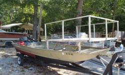 1995 Generation III 16ft Bow Fishing Boat and Trailer with 25hp Nissan. Short term layaway available with no credit check. We will go up to 3 months in the spring/summer and up to 6 months in the fall/winter. Most boats we require $500.00. Shown by