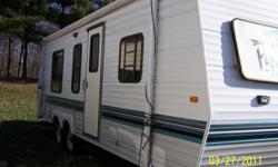 1996 Hornet 25' travel trailer. sleeps 6.
Located Lake Taylorville Marina