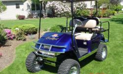 97 ezgo workhorse gas golf cart,everything newly rebuilt, one of a kind,crown royal thyme,have to see it. For more info call 419-230-9624 If you want more pictures i can send them.