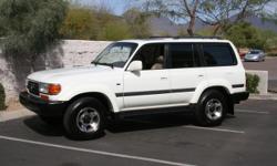 102,986 Miles
A/C,
1997 TOYOTA LAND CRUISER A/C.
COLLECTORS EDITION.
FULL LEATHER INTERIOR, SUNROOF, FULL POWER. CENTER LOCKING DIFF, (not front/rear lockers)
LOW MILES!
.please call for test drive . pick up only .
Automatic transmission Leather seats