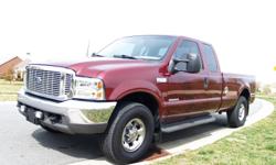 1999 Ford F-350 Superduty
This vehicle is a beautiful example of what a truck this year should look like! This car has always been cared for and maintained meticulously. This truck features a
-Size up (285/75/16) Matching set of Nitto Dura Grapplers with