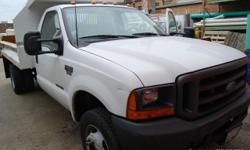 1999 Ford F-450 11ft Dump.
7.3 Litre Diesel.
Auto.
15,000 GVW.
165" W/B.
A/C, P/S, P/B, AM/FM.
Trailer Mirrors.
11ft Dump.
Only 19,465 Miles.
Tires/Brakes-Very Good.
Ready For work!
$17,700.00
R.J. Herman
(708) 505-9058