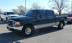1999 Ford F250 Super Duty XLT Lariet Crew Cab Short Bed 2wd
Vin# 1FTNW20F4XED43993
126,133 Miles ( Texas Truck Rust and Corrosion Free )
7.3 Powerstroke Turbo Diesel
Automatic Transmission
8,800 LB GVWR
156" Wheel Base
Leather Seats, AM/FM/CD Stereo