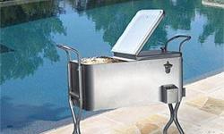 20-gallon Stainless-steel Cooler with Wheels
24 - 12oz. Aluminum Can Capacity
brand new!!
Made of high quality and durable 304 Stainless Steel, this Trinity cooler is perfect for any entertaining occasion. Entertain in style with a 20-gallon / 24 - 12 oz.