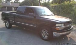 2000 Chevy Silverado 1500 LS Extended Cab Pickup
Vortec 4.8 L V8 2WD / Automatic transmission
Low miles 141,XXX
*** PRICE REDUCED***
Asking $6,800 OR BEST OFFER- OR TRADE FOR 1999 OR NEWER TOYOTA 4RUNNER/NISSAN XTERRA
Very Low mileage truck for being 11