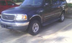 2000 navy blue Ford Expedition xlt 4x4. Interior no rips are tears prestine. Exterior bout 88% very good condition for year. Reason for selling so cheap. Needs a head gasket replace. Still starts up on a dime with no problem. Battery jus needs to be