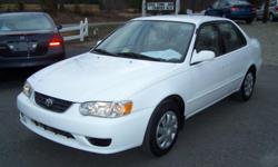 2001 TOYOTA COROLLA LE 4 door AUTOMATIC AC POWER WINDOWS POWER LOCKS /CRUISE CONTROL /68,000 ACTUIAL MILES . ONE OWNER CLEAN CARFAX. CALL BOB ANYTIME 804-794-2961 PHONE GO ,s TO MY CELL AFTER HOURS. BEEN AT SAME LOCATION 28 YEARS.VISIT US AT