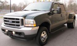 2002 ford f350 Lariat 7.3L Powerstroke Turbo Diesel 4x4 dually Crew Cab, Automatic,Long Bed- One of a Very Few One Owner F350 trucks Left. Folks it's getting hard to find a f350 this Clean and with LOW Miles just 107,480 Hwy miles--ACCIDENT FREE & WELL