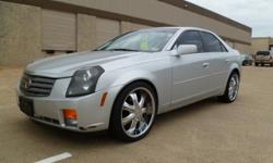 This 2003 Cadillac CTS runs and drives great with only 88k miles. This beautiful Cadillac sedan has everything you can dream of on it including leather interior, power windows, power locks power seat, power mirrors, alloy wheels, cruise control, CD, power